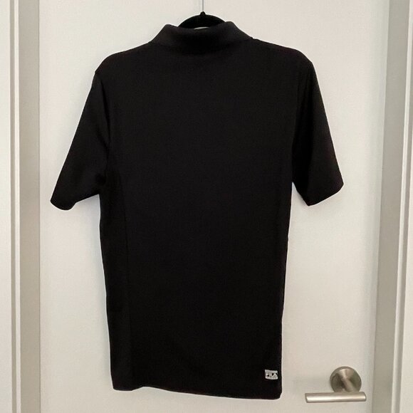 Fila Sport Golf Shirt Short Sleeve Black Medium - Picture 2 of 4